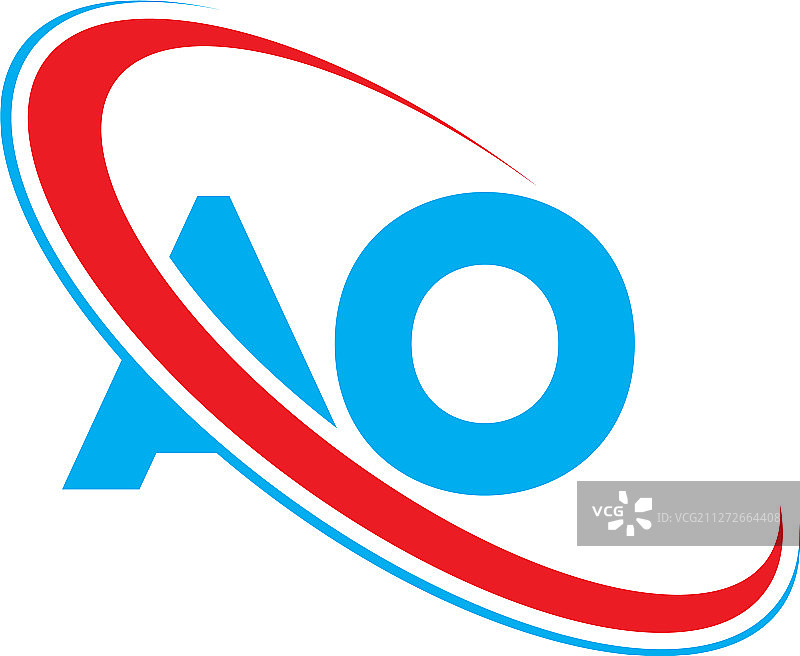 AO字母标志设计图片素材