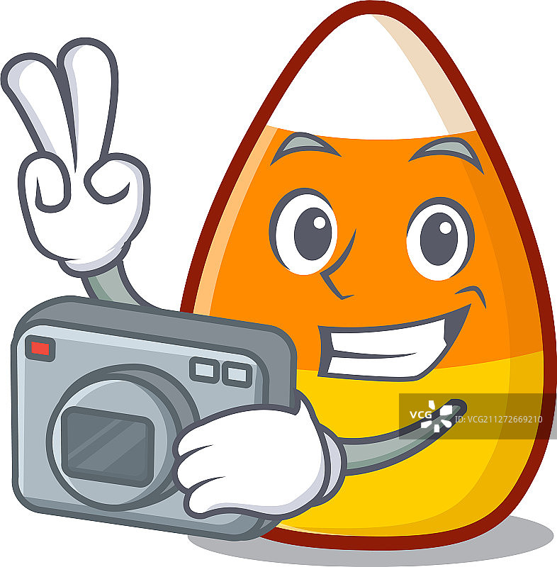 摄影师罐子里的糖果玉米图片素材