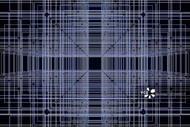 3D抽象荧光科技线图片素材