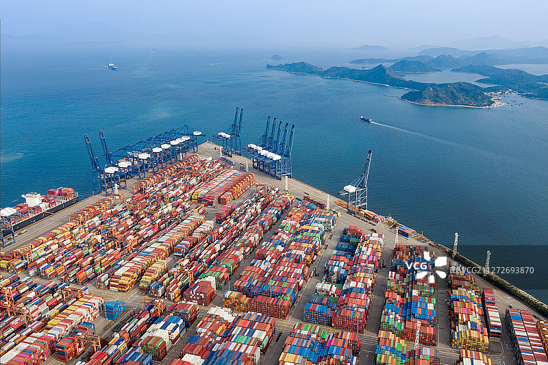 深圳盐田港港口图片素材