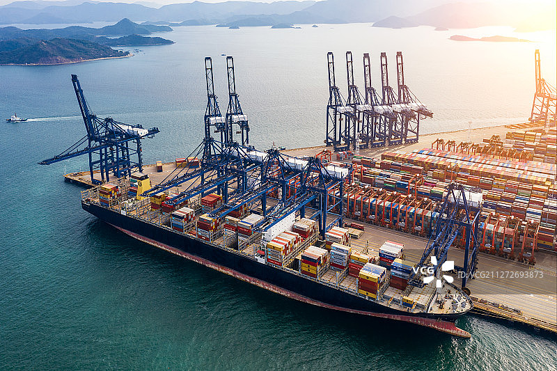 深圳盐田港港口图片素材