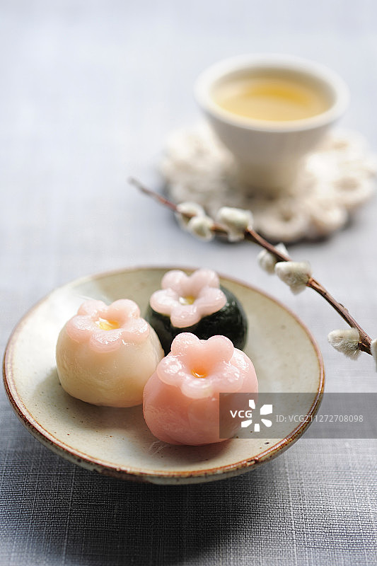 松糕（半月形米糕）图片素材