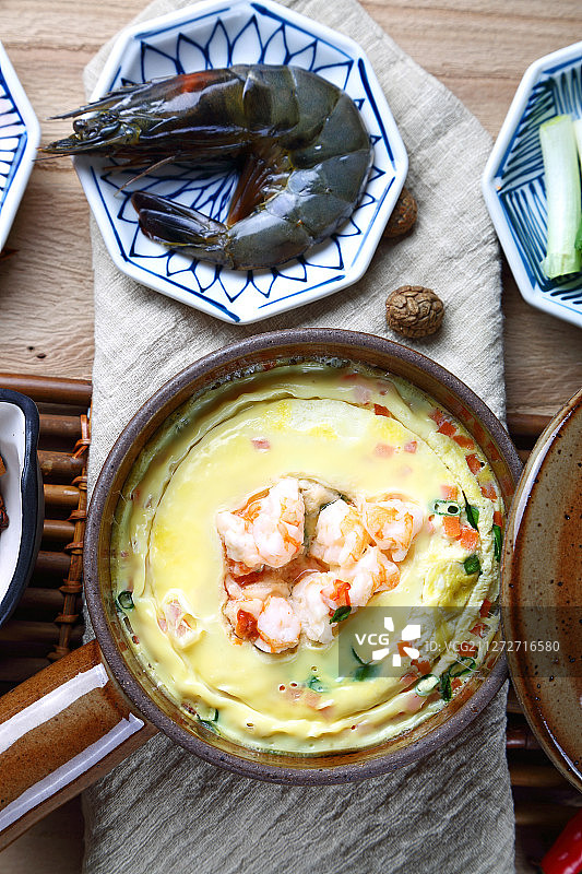 水蒸鸡蛋羹图片素材