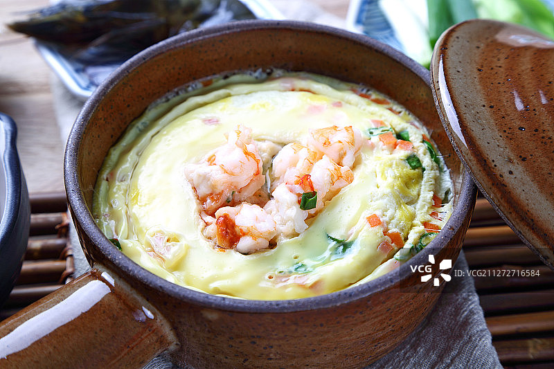 水蒸鸡蛋羹图片素材