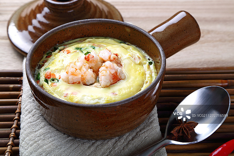 水蒸鸡蛋羹图片素材