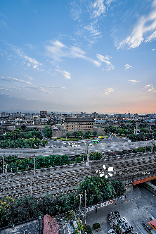 西安北门图片素材