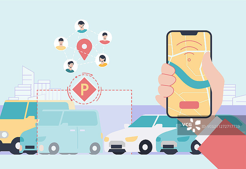 共享经济和智能消费概念插图009图片素材