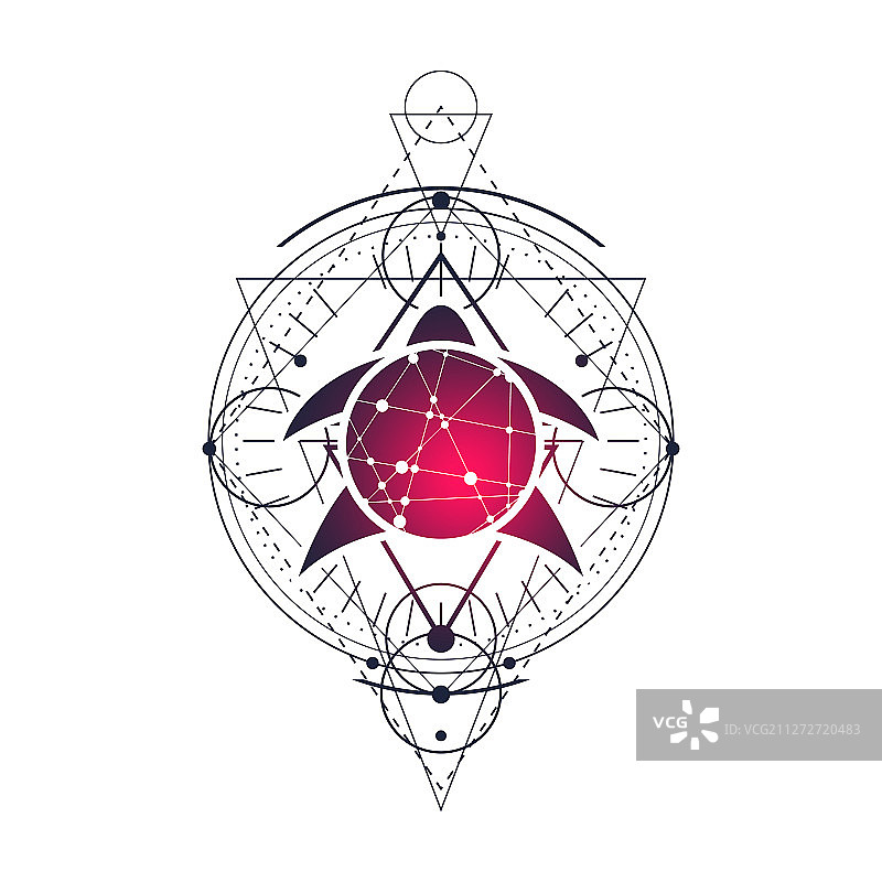 神秘的神秘学符号图片素材