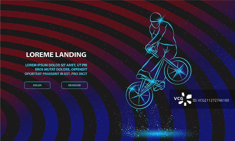 BMX自行车特技运动背景图片素材