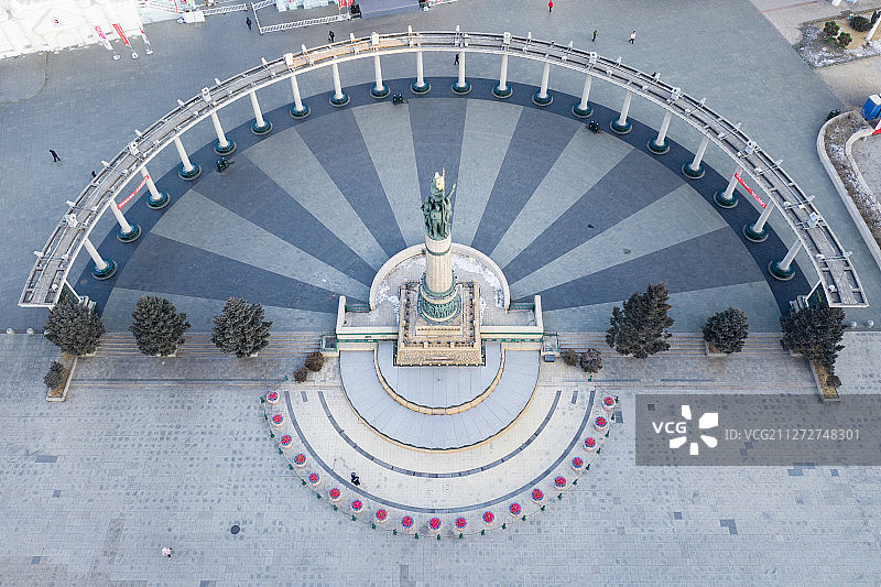 哈尔滨防洪胜利纪念塔图片素材