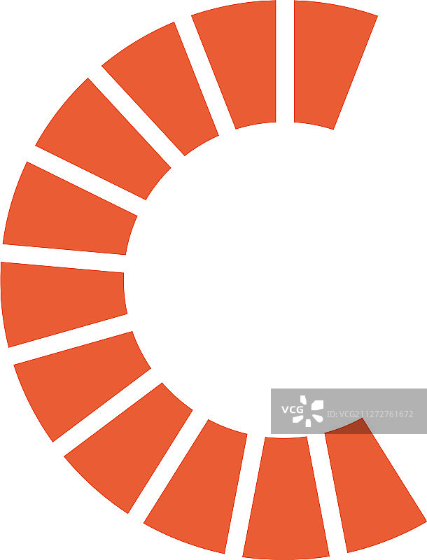 优雅字母C标识图片素材