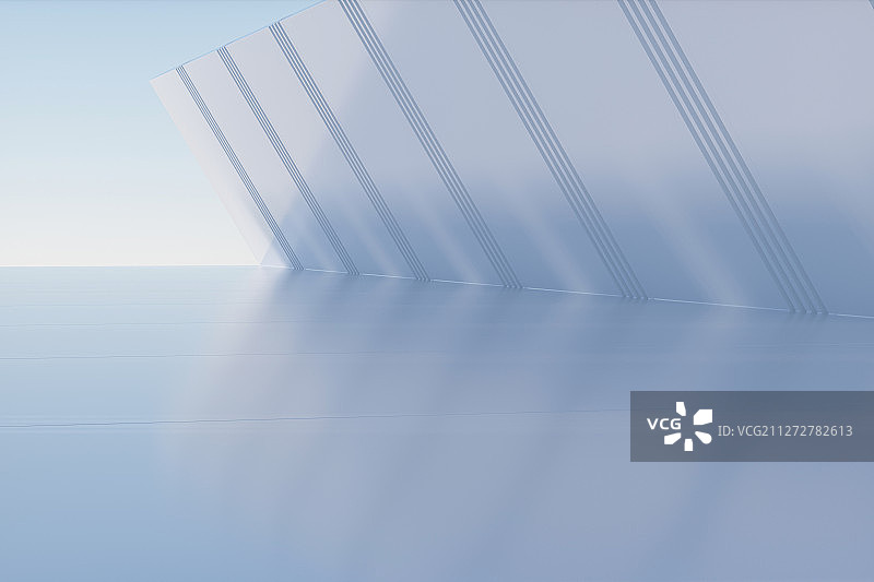 3D简洁抽象空间背景图片素材