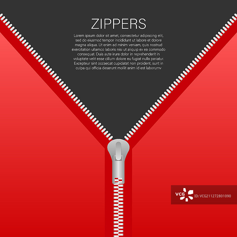 缝纫配件金属拉链图片素材