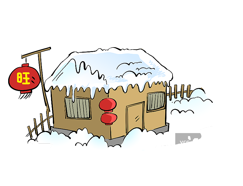 雪屋图片素材
