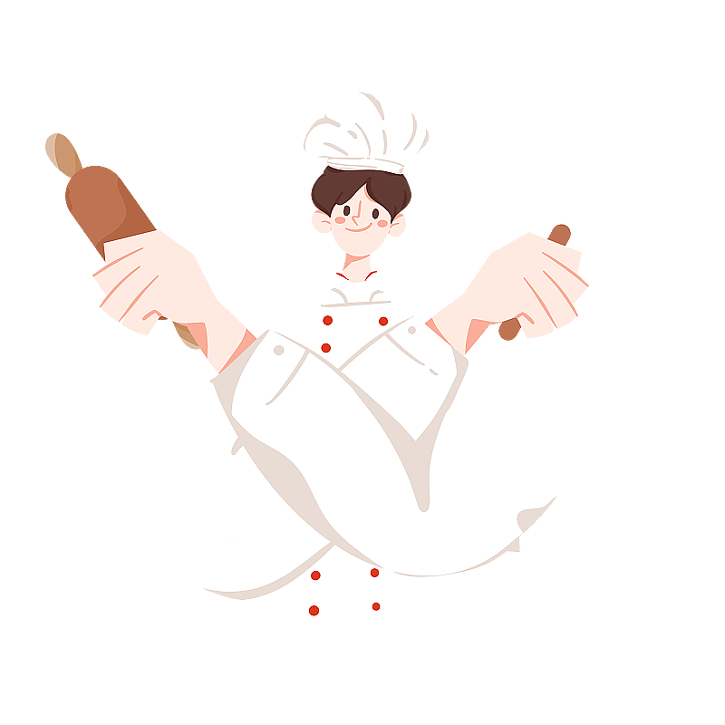 美食甜品厨师图片素材
