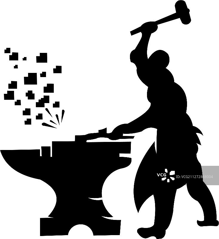 铁匠标志图片素材