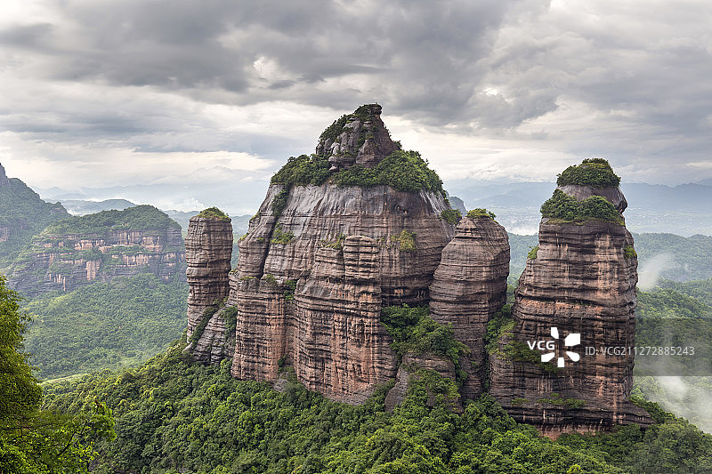 丹霞山风光图片素材
