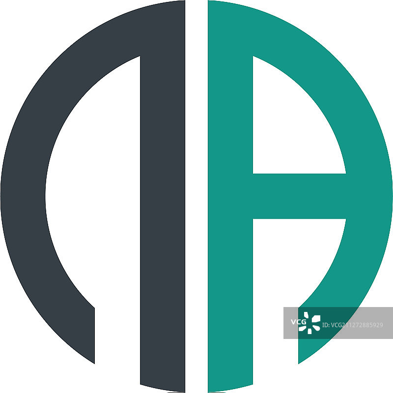 字母NA创意设计logo图片素材