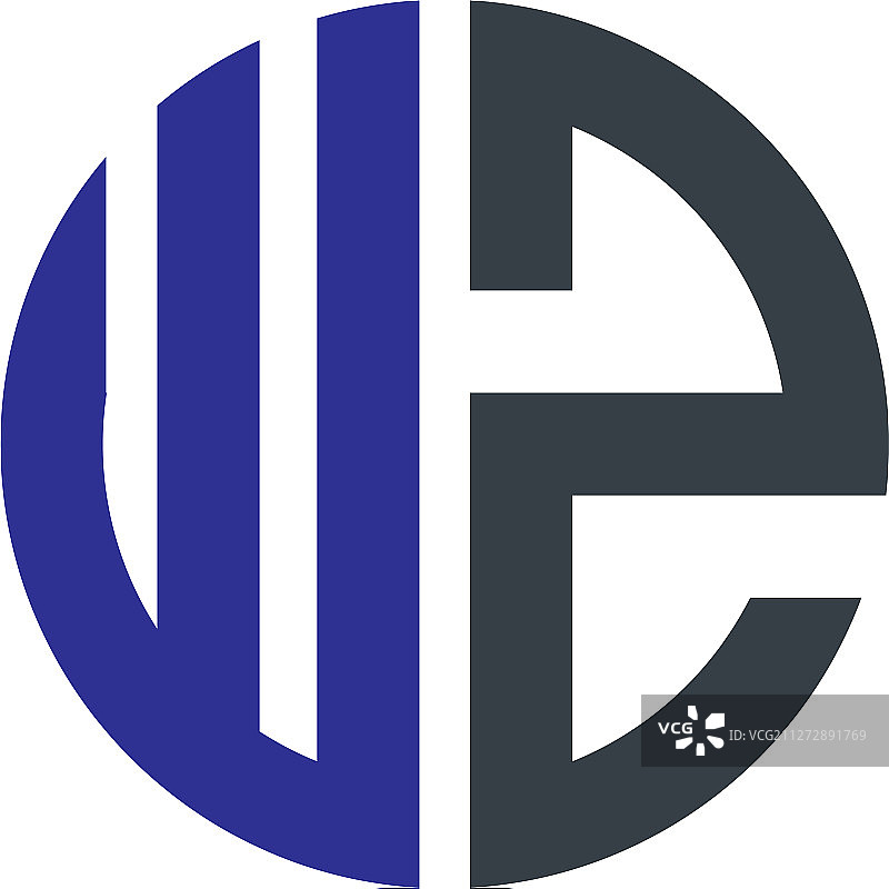 字母WZ创意设计logo图片素材