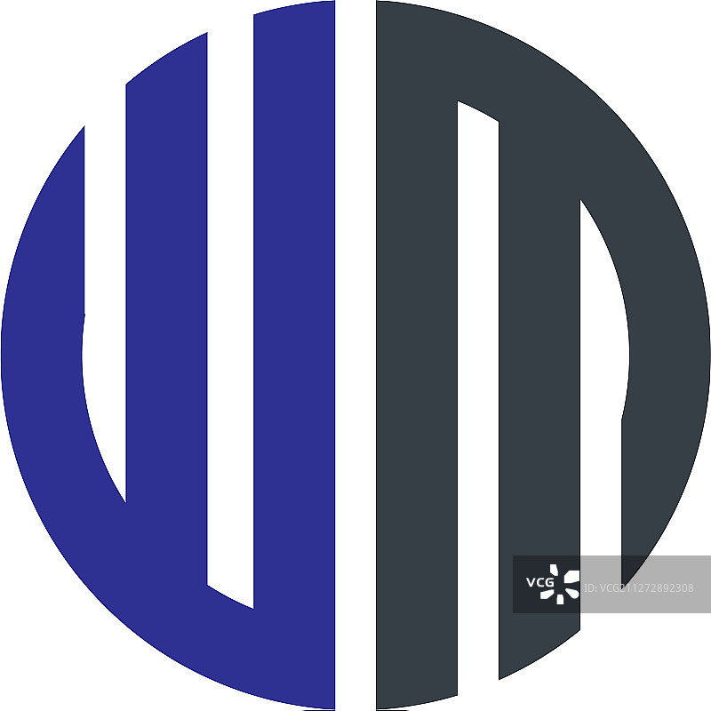 首字母WW创意设计标志图片素材