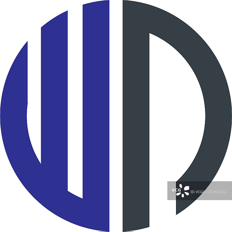 字母WN创意设计标志图片素材