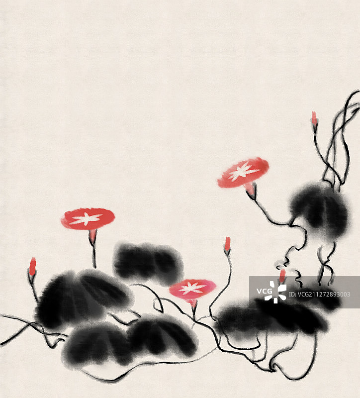 喇叭花图片素材