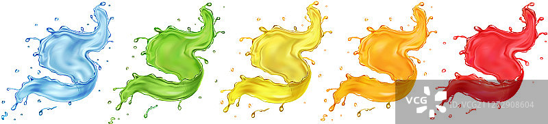 水果浆果飞溅果汁或果酱图片素材