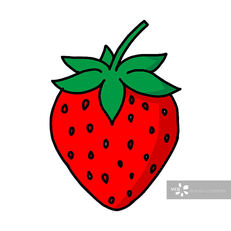 现代花园草莓图片素材