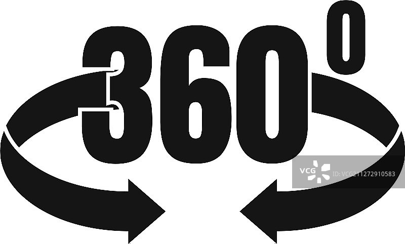 神经元360度图标简约风格图片素材