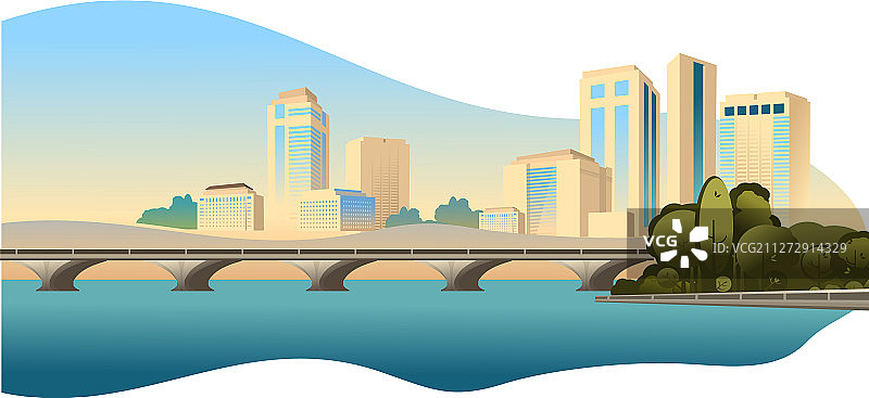 城市日间景观图片素材