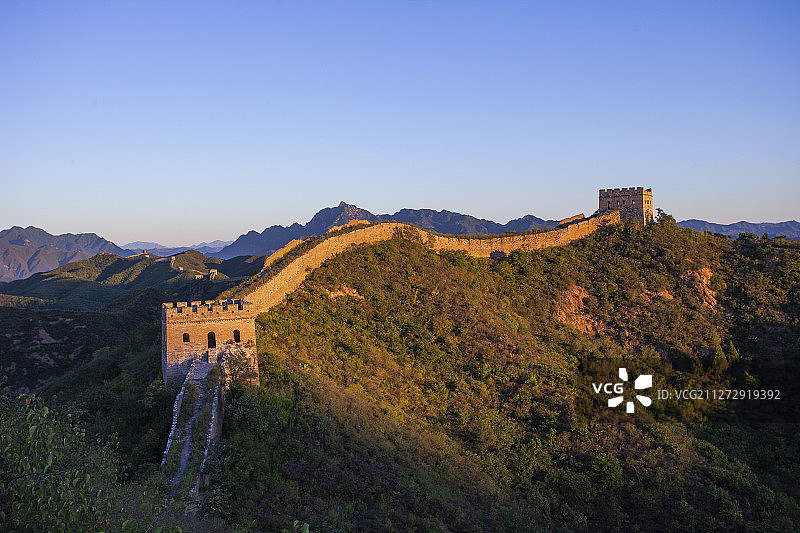 金山岭长城敌楼图片素材