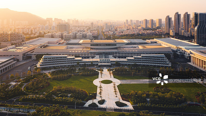 厦门城市风光-厦门国际会议展览中心图片素材