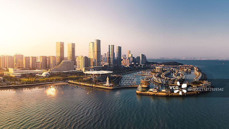 厦门城市风光-会展中心CBD图片素材