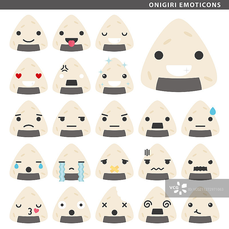 饭团表情符号图片素材