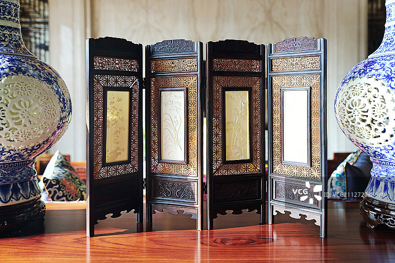 屏风摆件图片素材