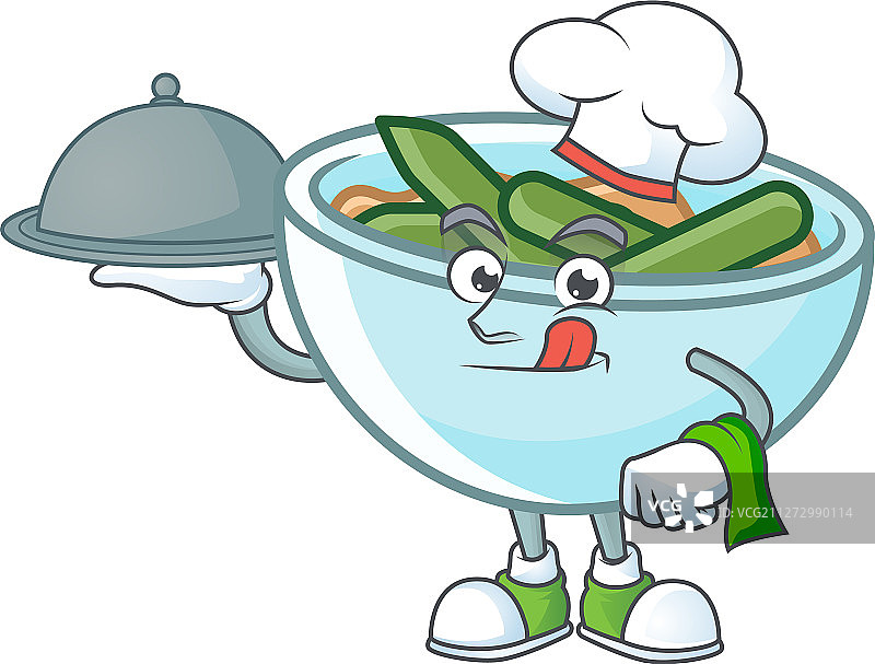 白色背景上的焗烤青豆图片素材