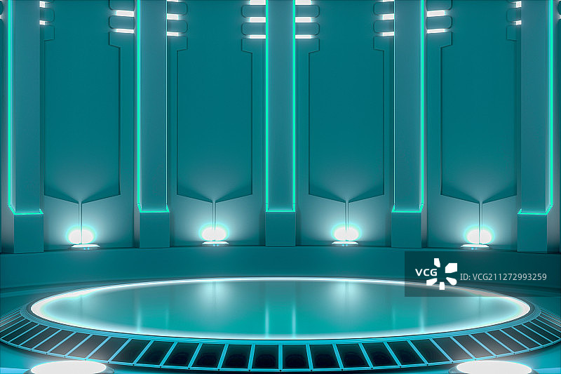 3D圆形展台图片素材