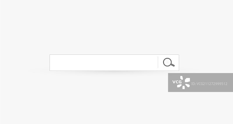 带文本的水平线性边框搜索栏图片素材