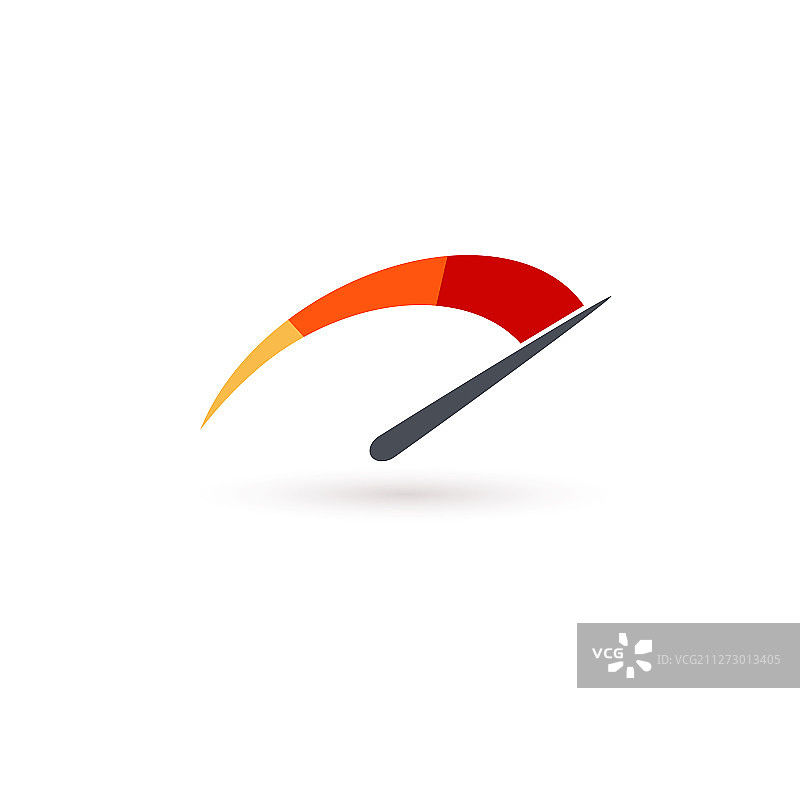 汽车速度表或商业速度表图标图片素材