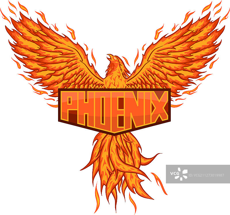 凤凰电竞Logo吉祥物图片素材