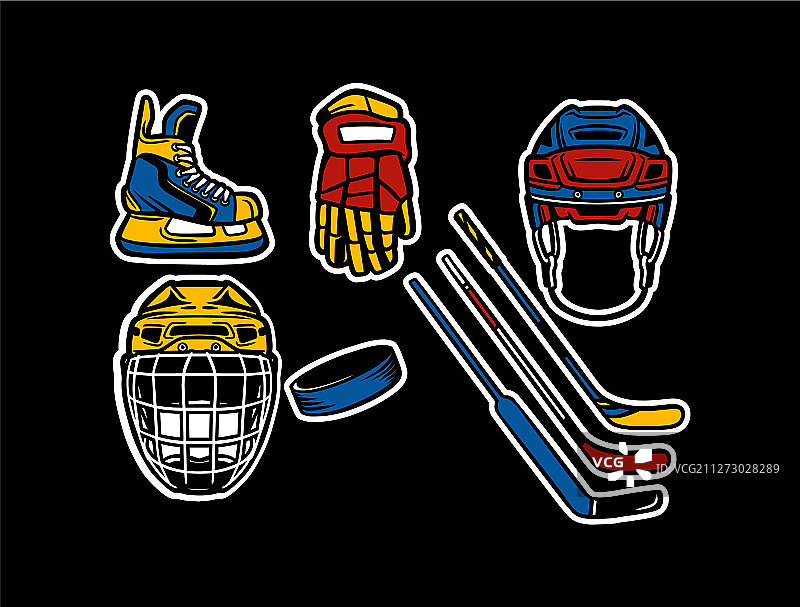 冰球装备包图片素材