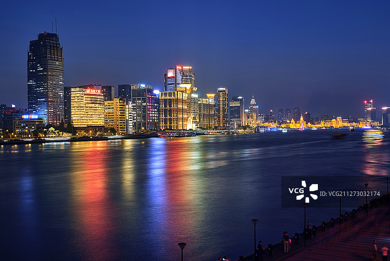 外滩夜景图片素材