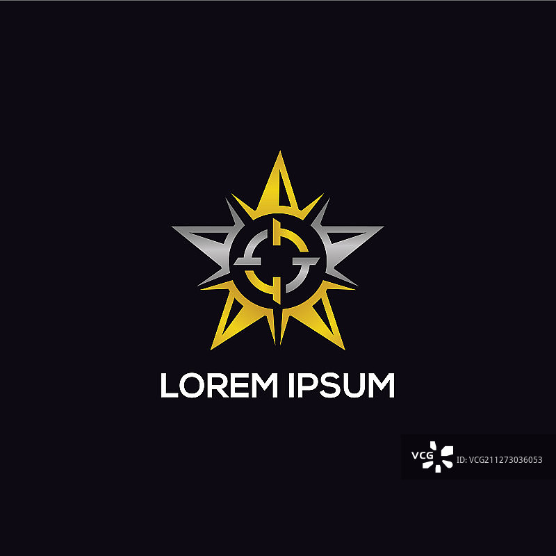 星星目标标志品牌形象模板图片素材