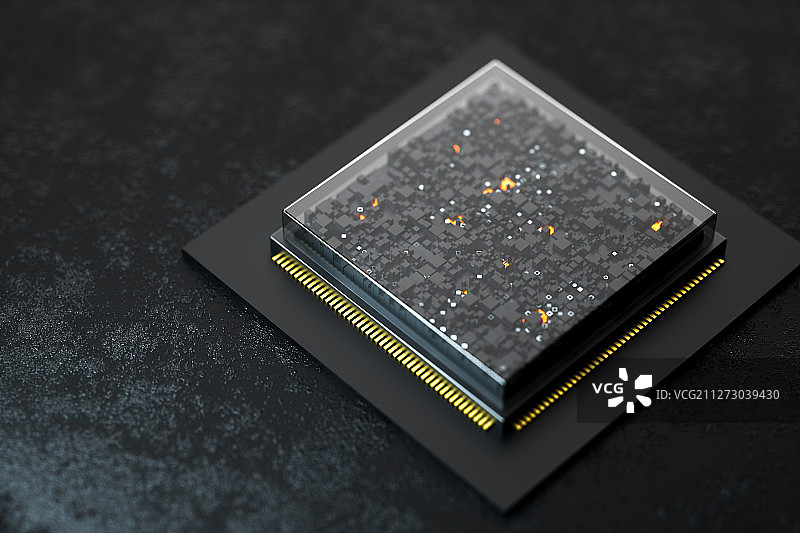 集成电路芯片图片素材