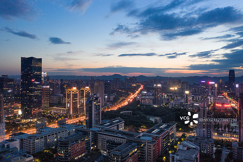 重庆新南路夜景图片素材