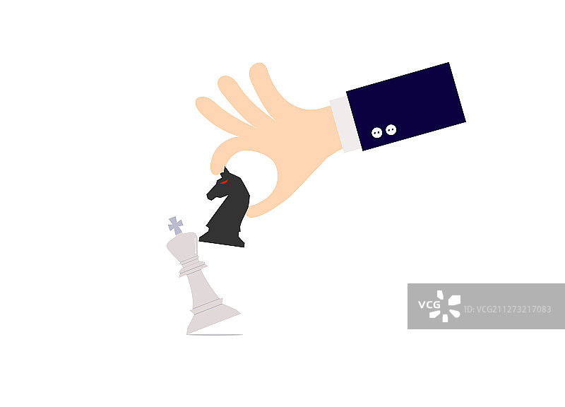 将象棋马卒判杀的手图片素材