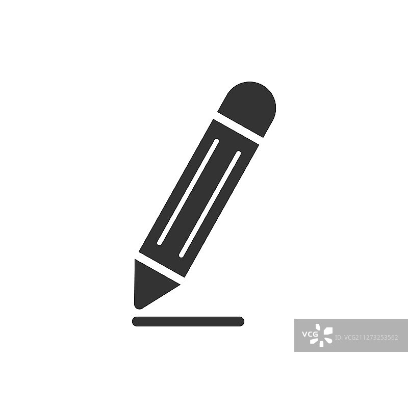扁平风格铅笔图标图片素材