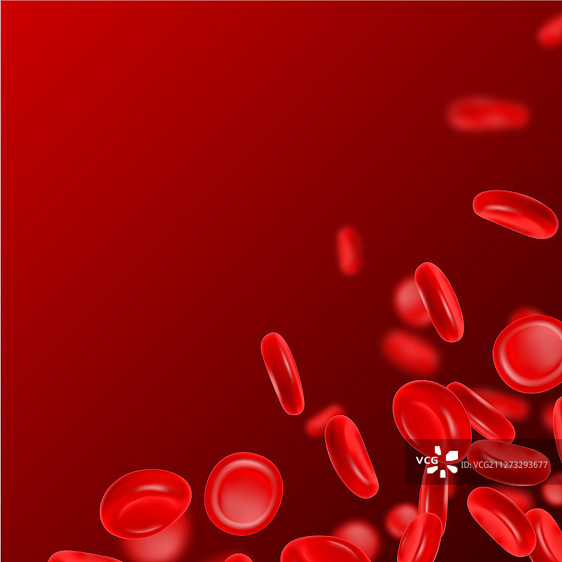 3D逼真红细胞图片素材