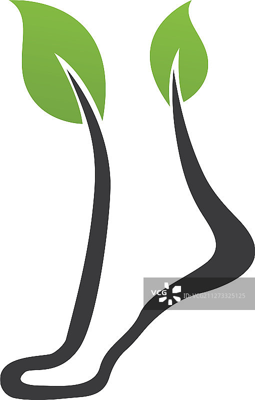 足部标志模板图片素材