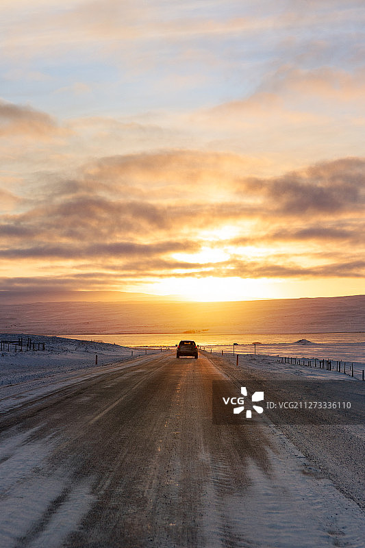 神秘美丽的冰岛美景令人向往。图片素材